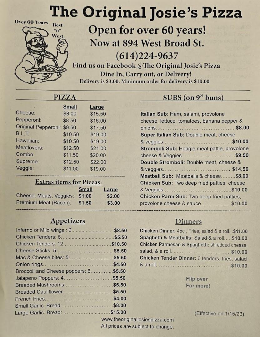 The Original Josie's Pizza